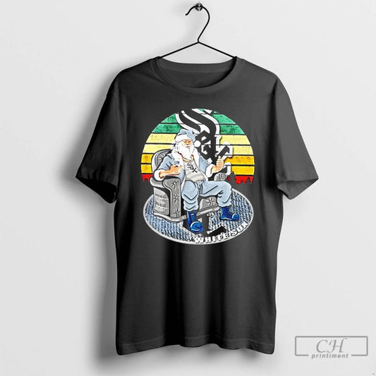 Classic Chicago White Sox X Santa Claus Christmas Vintage T Shirts