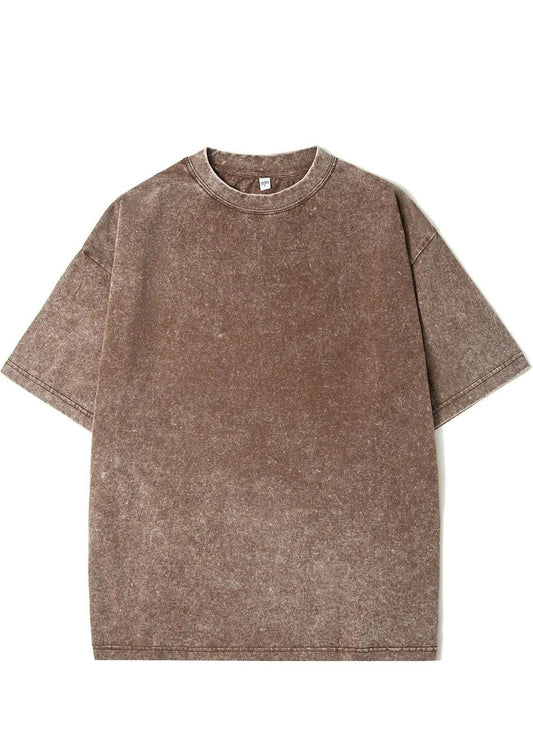 230G T-Shirt Oversized Acid Washed Tee Print Retro Punk T-Shirt all sizes