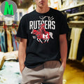 Black Rutgers Knights Scarlet Knight Shirt
