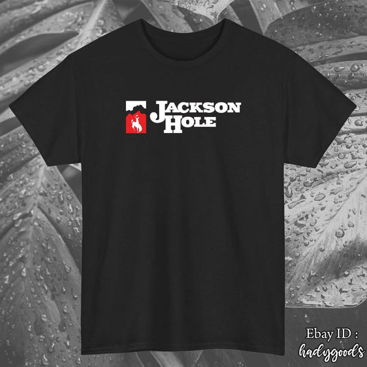 Jackson Hole Mountain Shirt Logo Black Color S M L XL 2XL 3XL - 5XL Made In USA