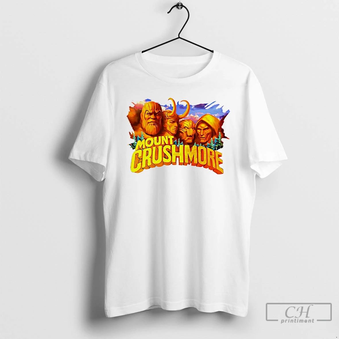 Classic Mount Crushmore Avengers T Shirts