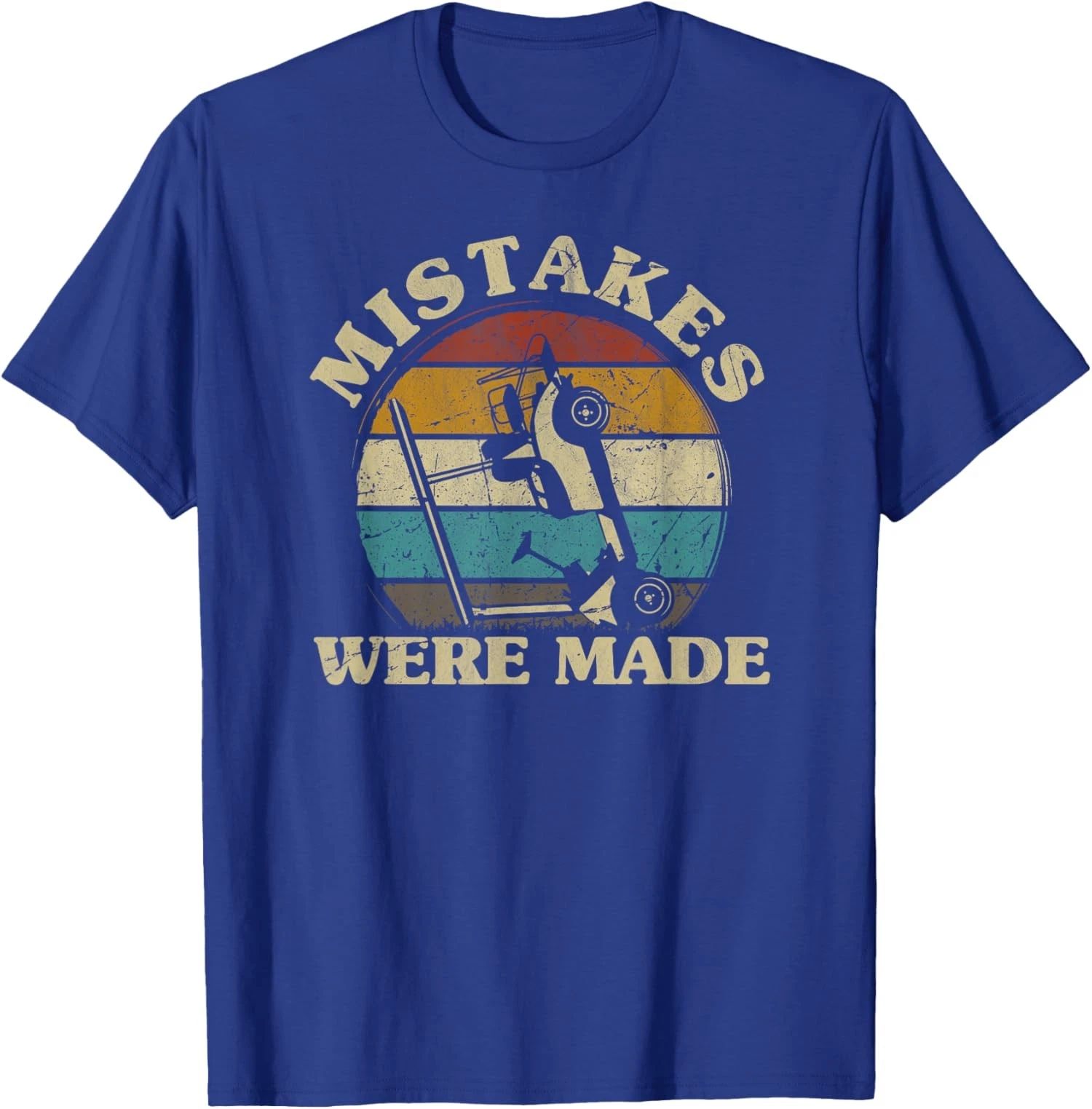 Mistakes Were Made Funny Golf Cart Club Motif Unisex T-Shirt