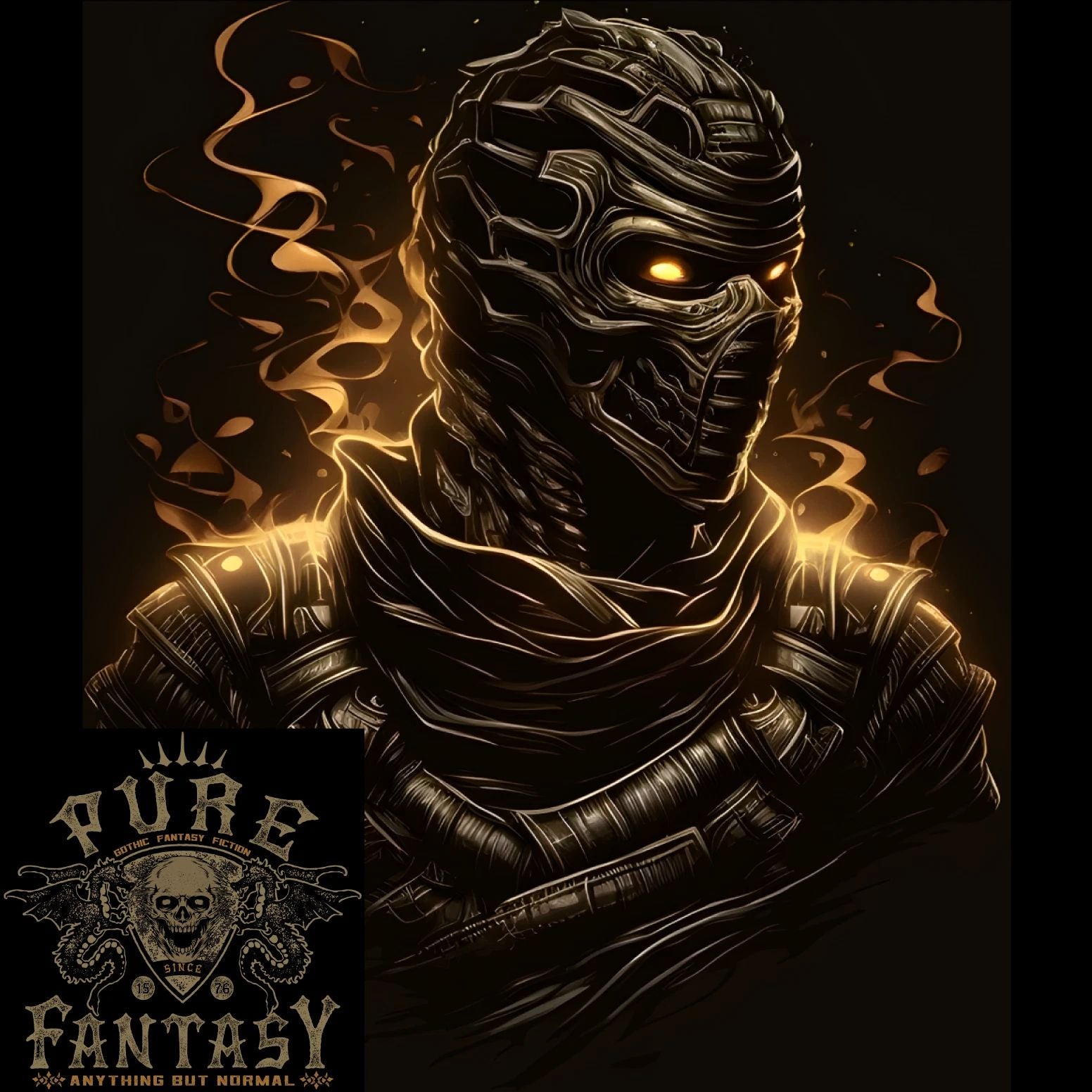 Mummy From Hell Demon Skull SCI-FI Mens Light Cotton T-Shirt