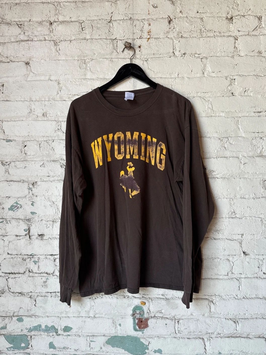 VINTAGE WYOMING LONG SLEEVE DISTRESSED SIZE XL
