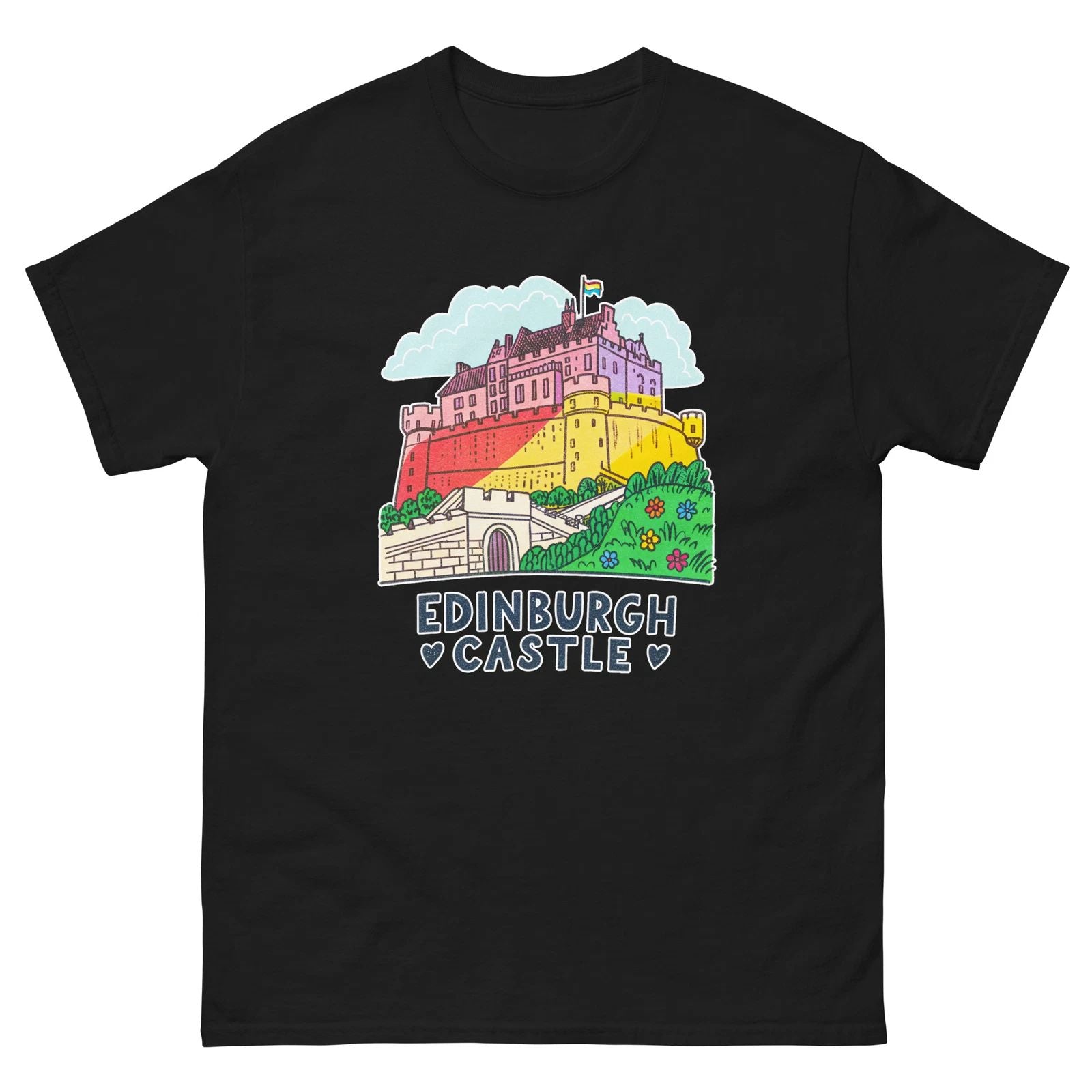 Edinburguh Castle Attraction Landmark Travel T-Shirt