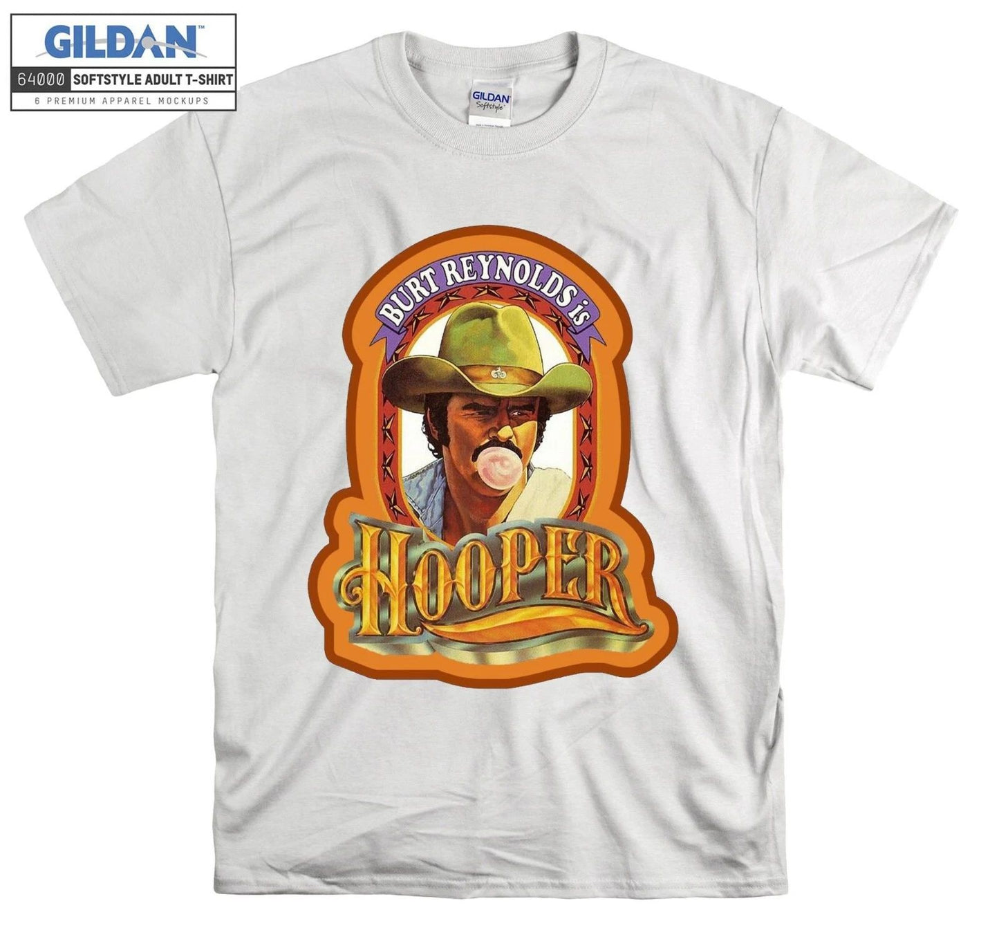 Burt Reynolds Hooper Vintage T-shirt Cool T shirt Men Women Unisex Tshirt 3978