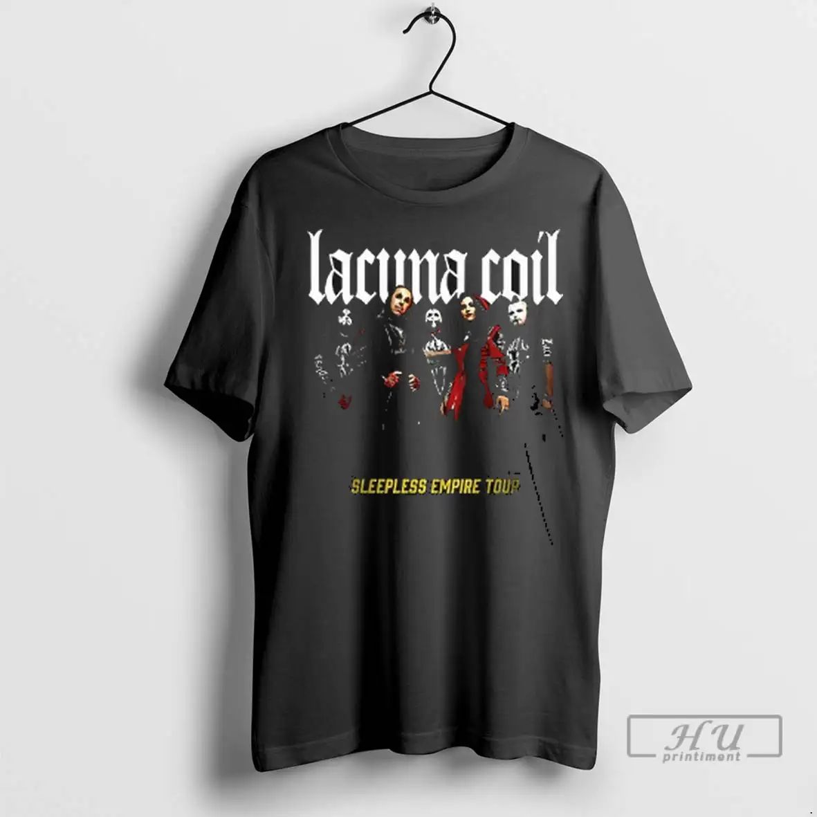 Officials Lacuna Coil Sleepless Empire Tour 2026 Dates Cities T Shirts