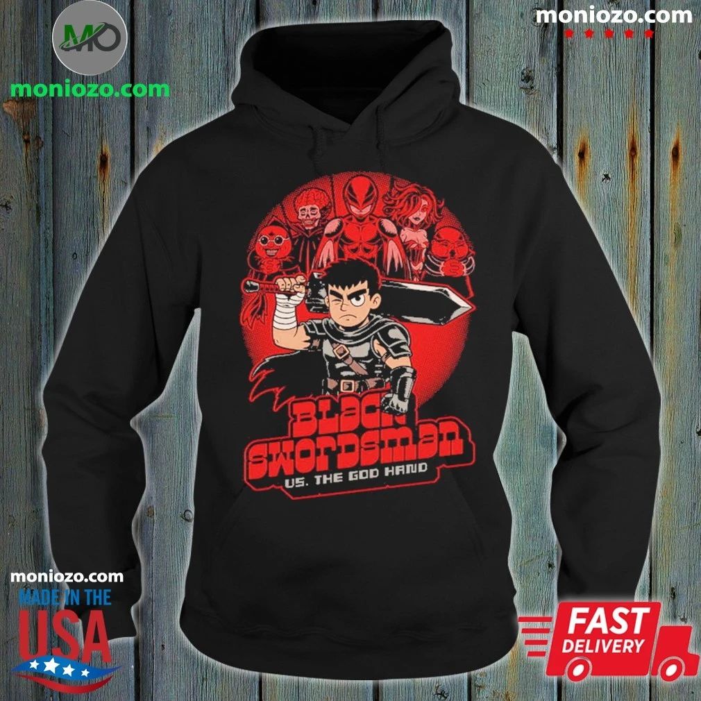 Original Manga Warrior Enemies Us The God Hand T-Shirt