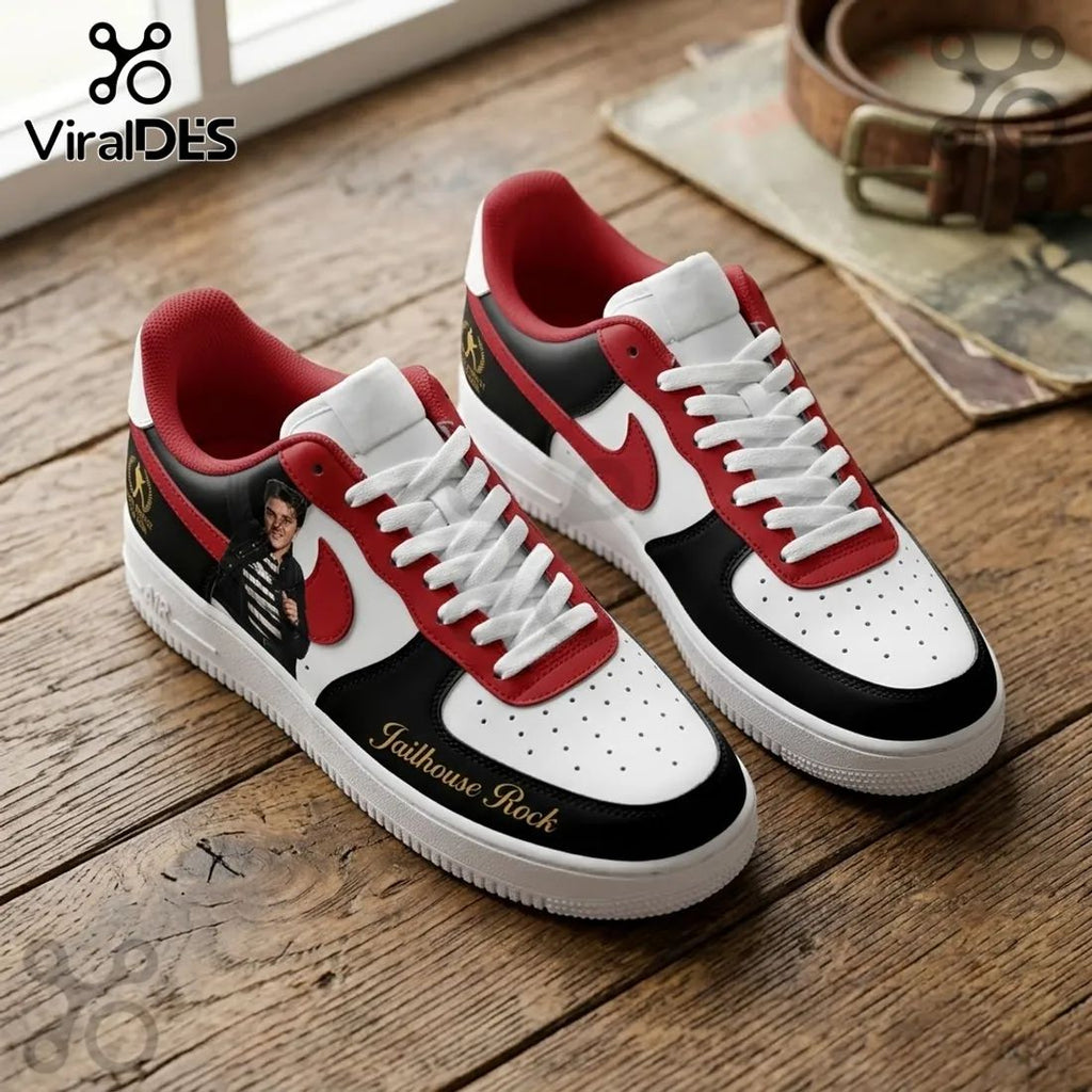 Elvis Presley Jailhouse Rock Air Force 1 Sneakers