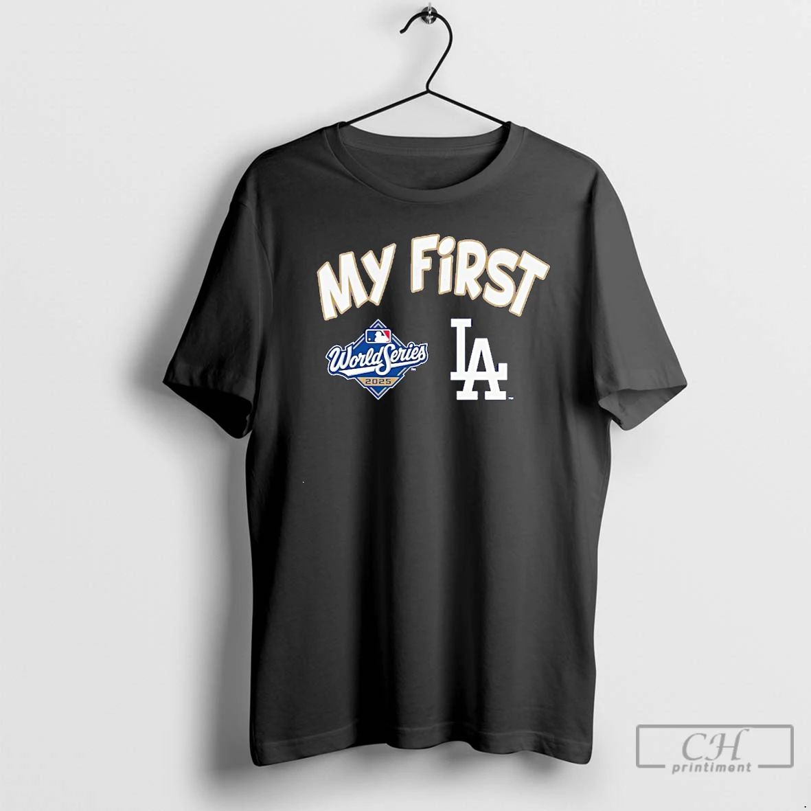 Classic Los Angeles Dodgers 2025 World Series Champions My First Christmas T Shirts