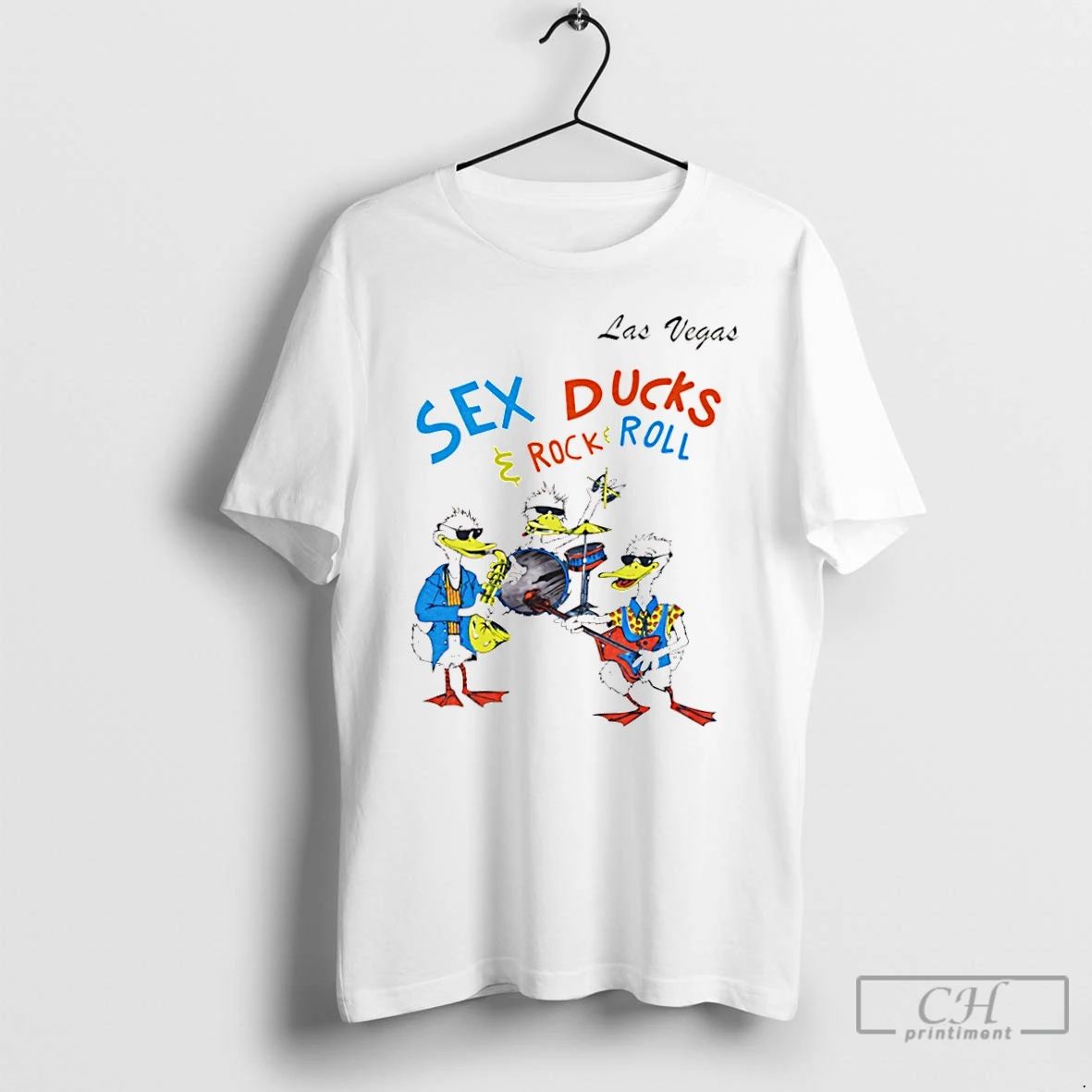 Classic Las Vegas Sex Ducks And Rock And Roll Music T Shirts