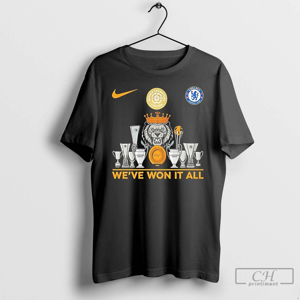 Premium Chelsea Weve Won It All Fifa Club World Cup 2025 Trophy With Lions