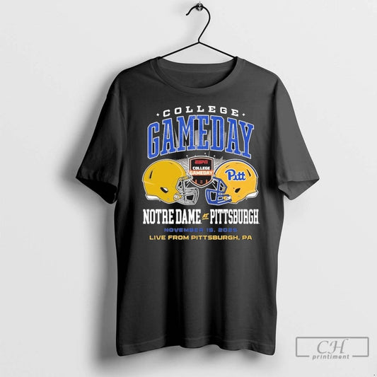 Premium Pitt Panthers College Gameday Vs Notre Dame Helmet 2025