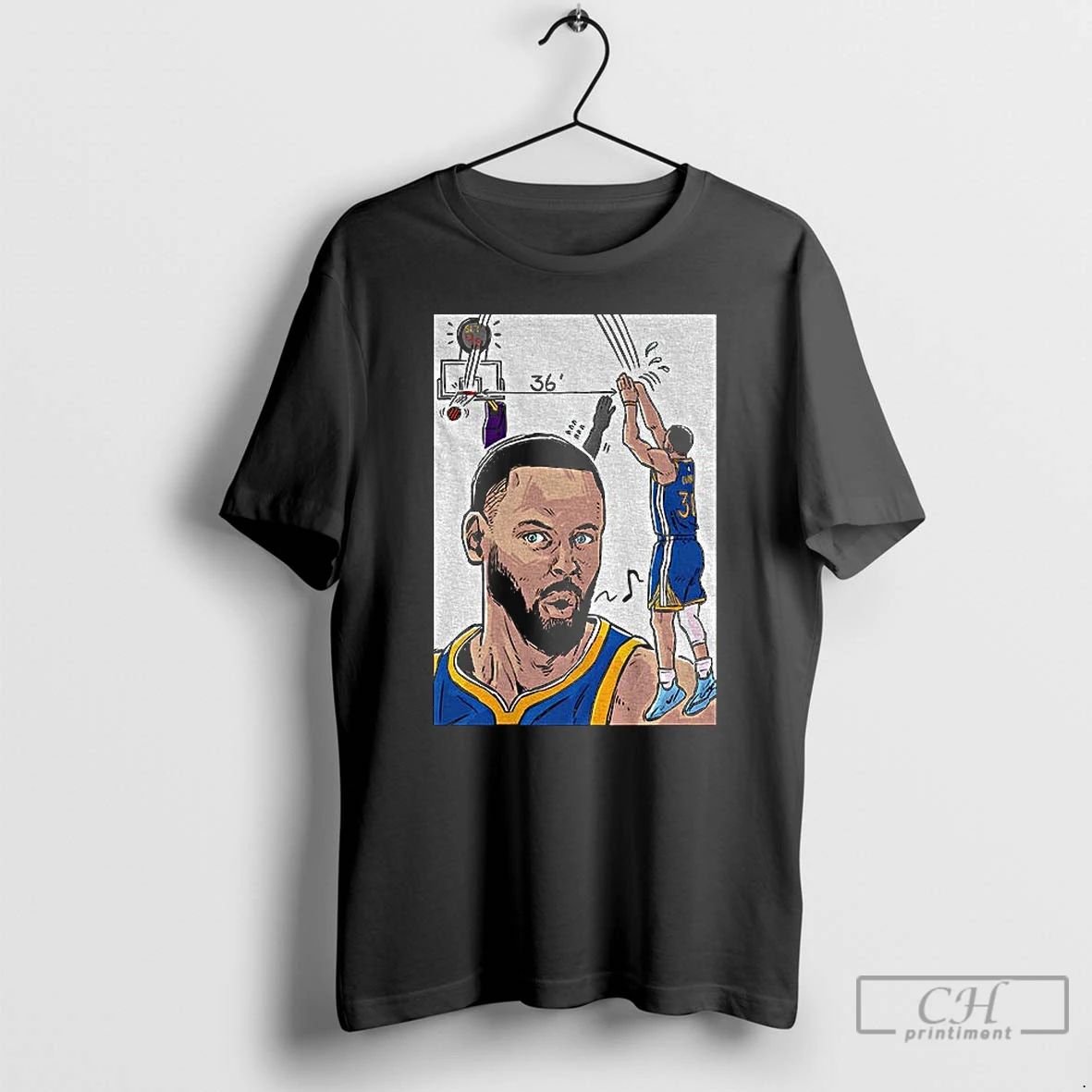 Classic Stephen Curry Mvp All Star Golden State Warriors Nba Basketball Cartoon T Shirts