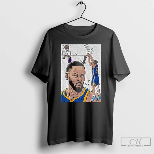 Classic Stephen Curry Mvp All Star Golden State Warriors Nba Basketball Cartoon T Shirts