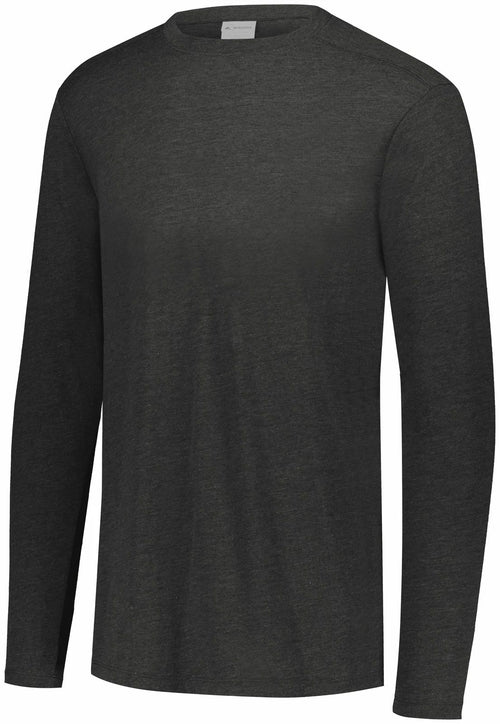 Augusta Sportswear Polyester/Cotton/Rayon Tri-Blend Long Sleeves T-Shirt 3075