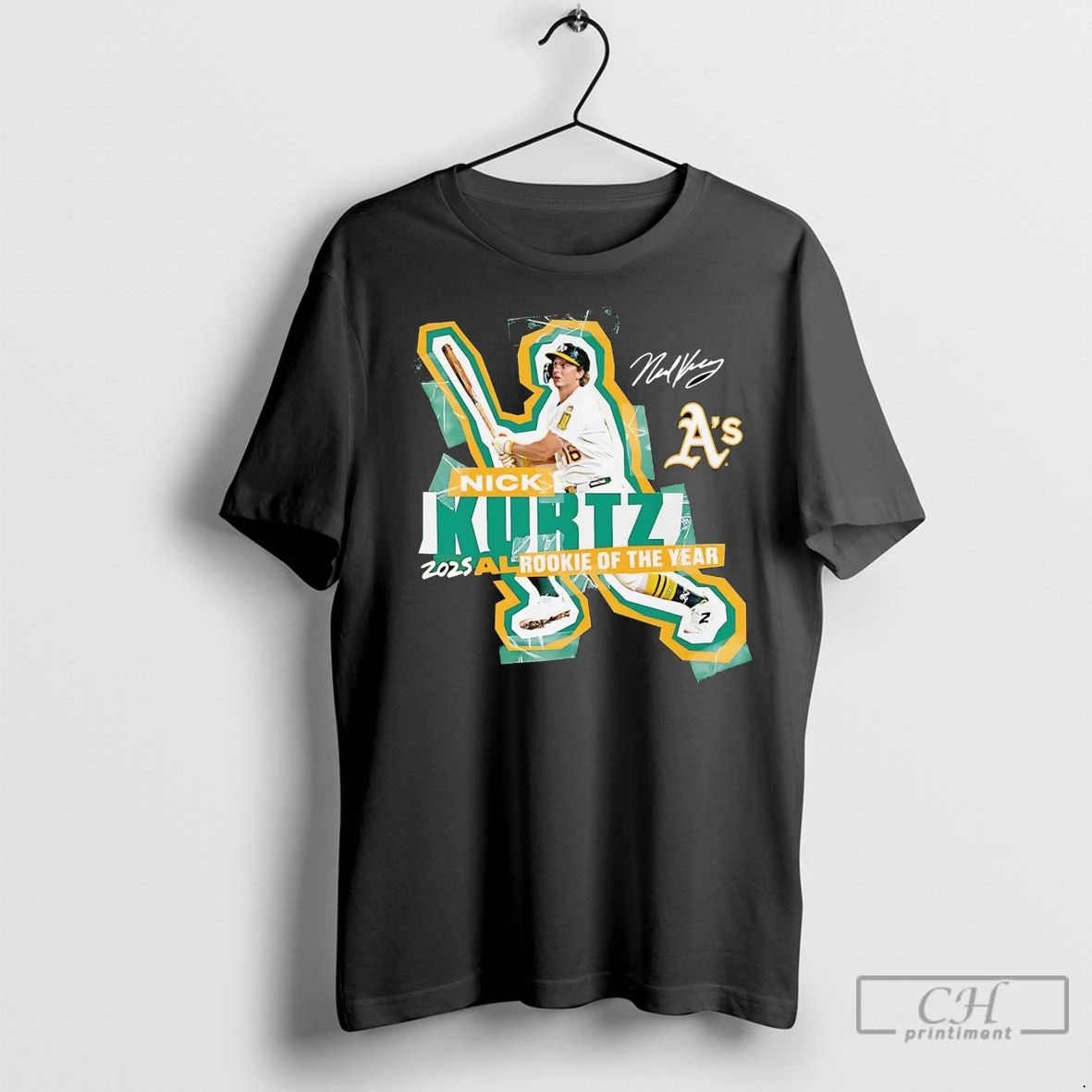 Premium Nick Kurtz American League Rookie Of The Year 2025 Oakland Athletics