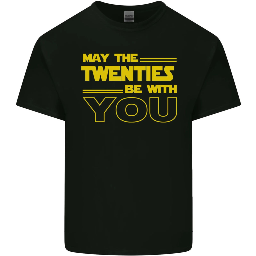 May the 20s Twenties Be With You Sci-Fi Mens Light Cotton T-Shirt