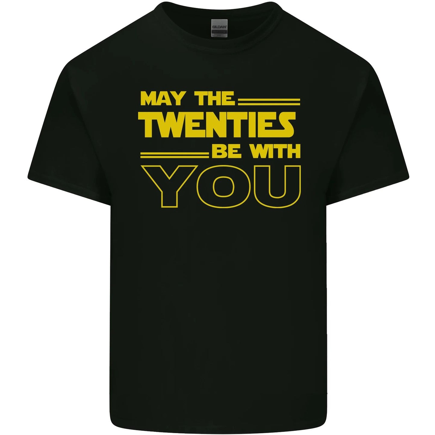 May the 20s Twenties Be With You Sci-Fi Mens Light Cotton T-Shirt