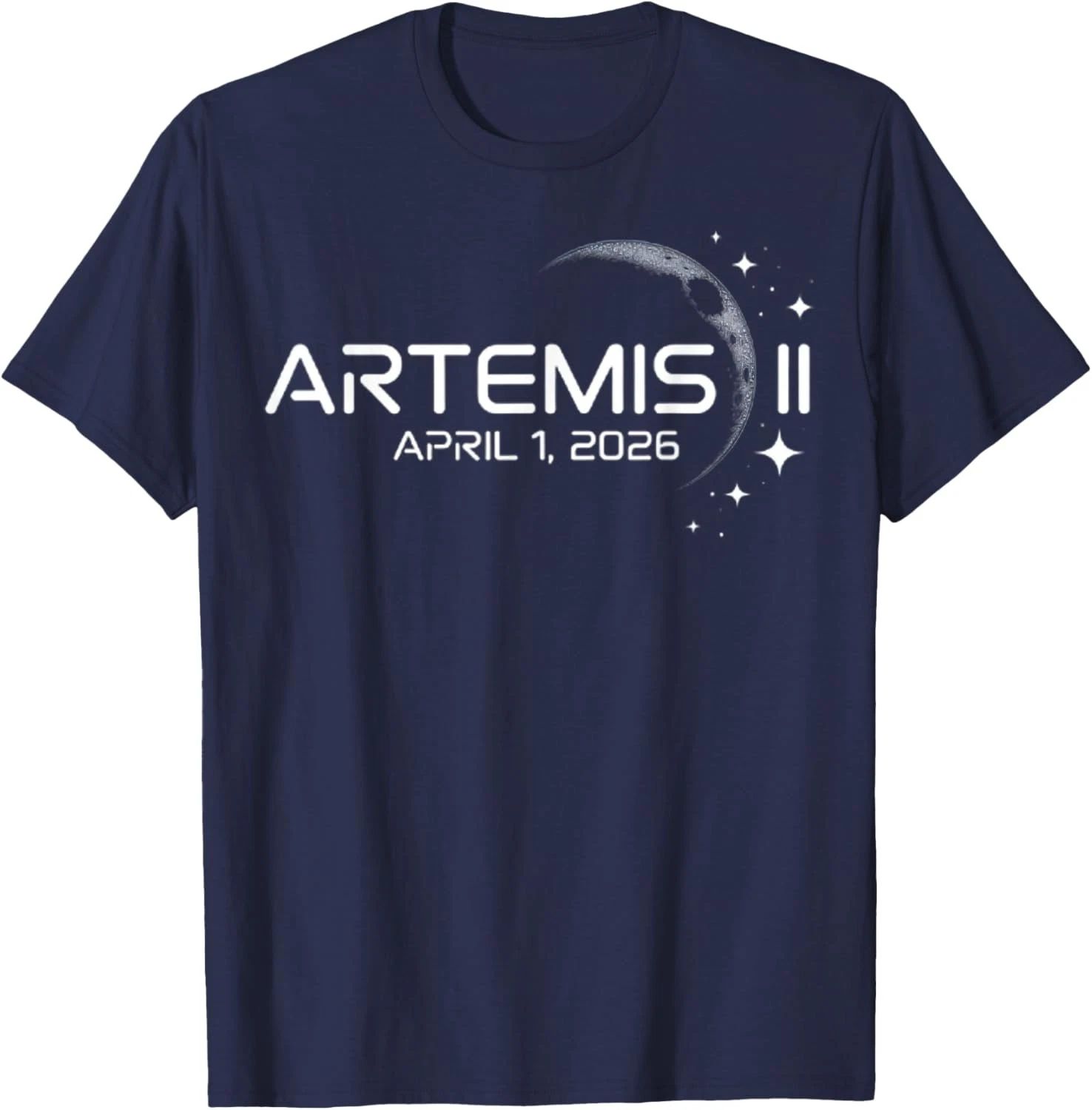 Artemis II 2 Launch to the Moon Space Mission April 2026 Unisex T-Shirt