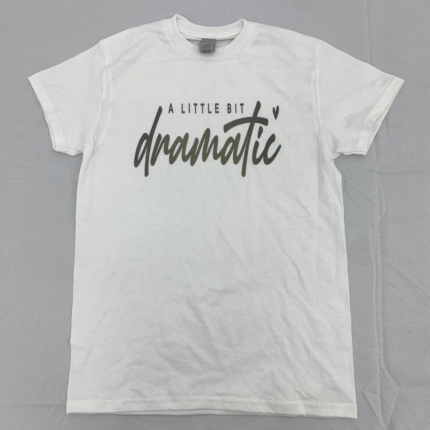 Custom Graphic Short Sleeve Shirt White Adult Size Small
