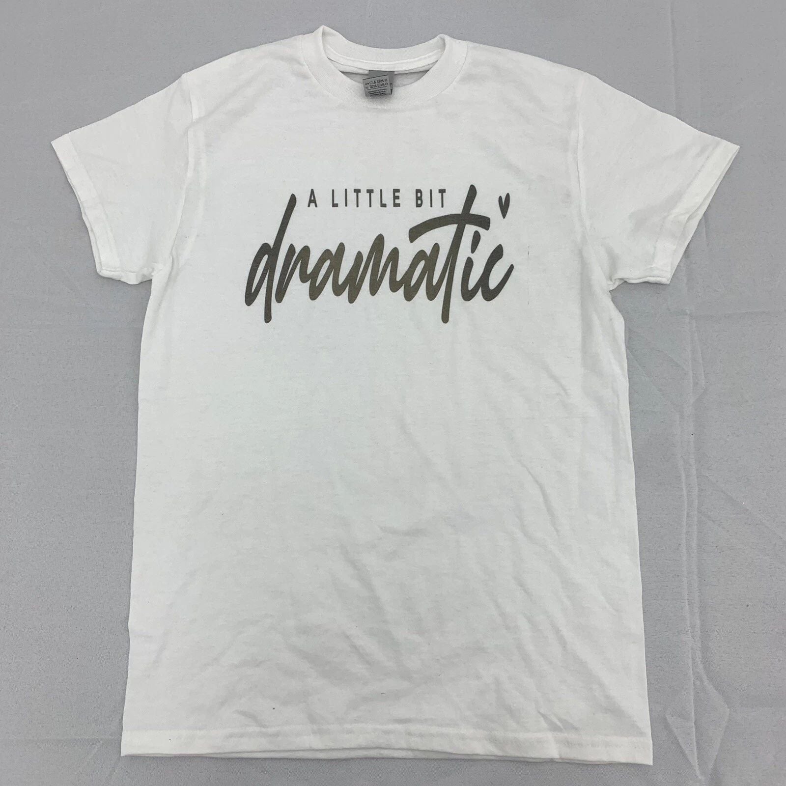 Custom Graphic Short Sleeve Shirt White Adult Size Small