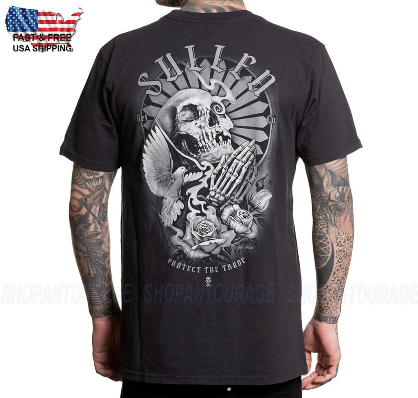 Sullen Art Collective Presence Premium SCM6919 Short Sleeve T-shirt For Men