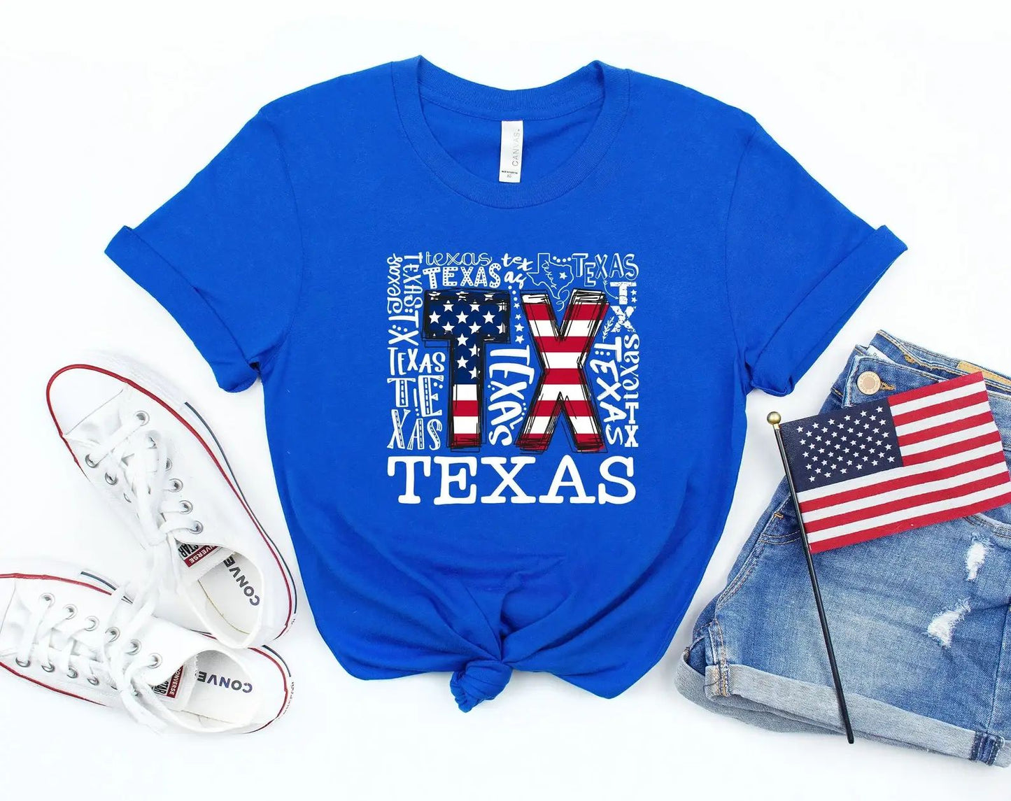 Texas USA Flag T-Shirt