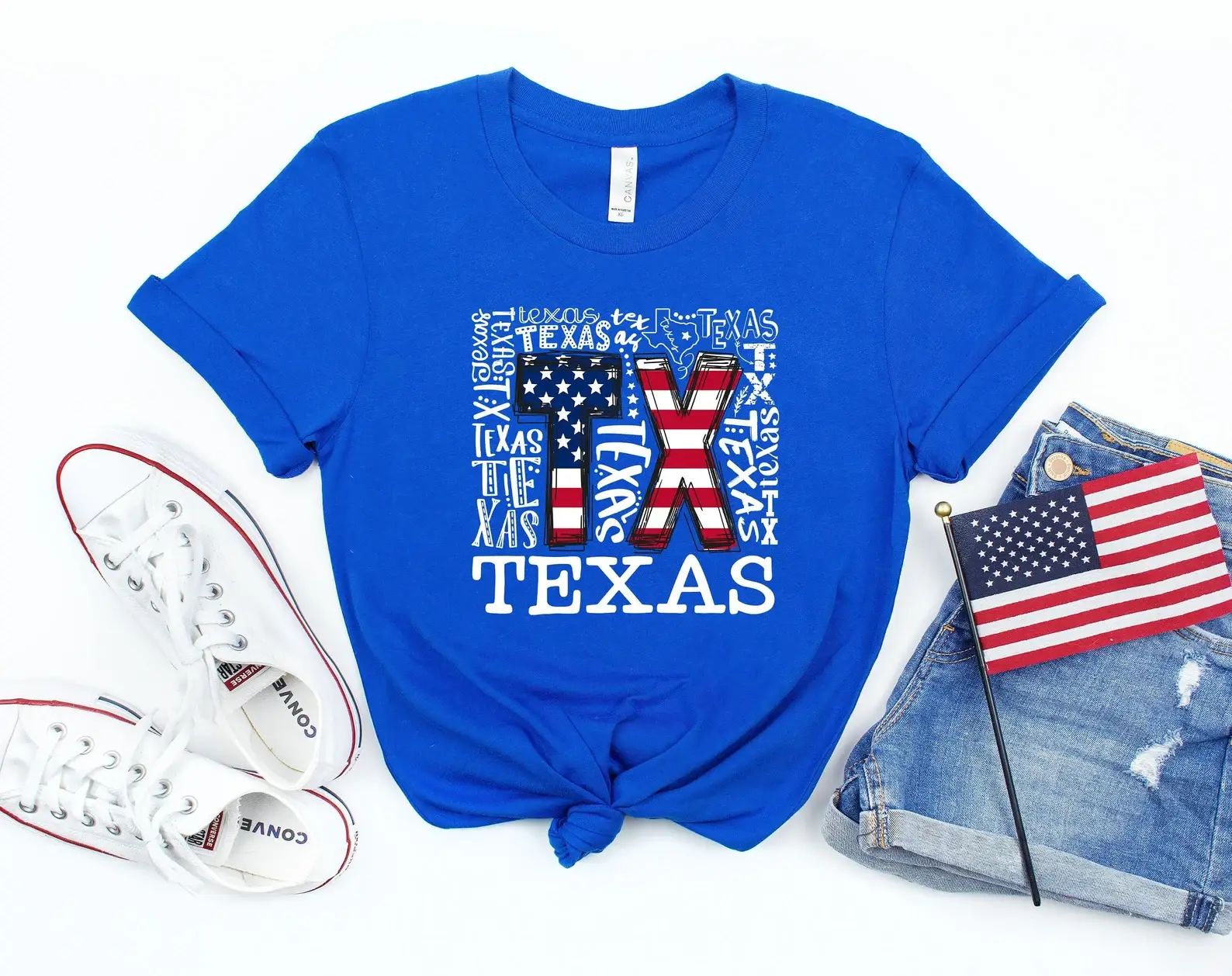 Texas USA Flag T-Shirt