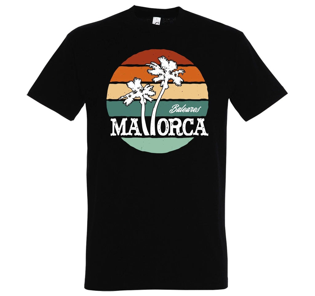 Mens T-Shirt Mallorca Logo Print Saying Tourists Travelers Funny Tourism