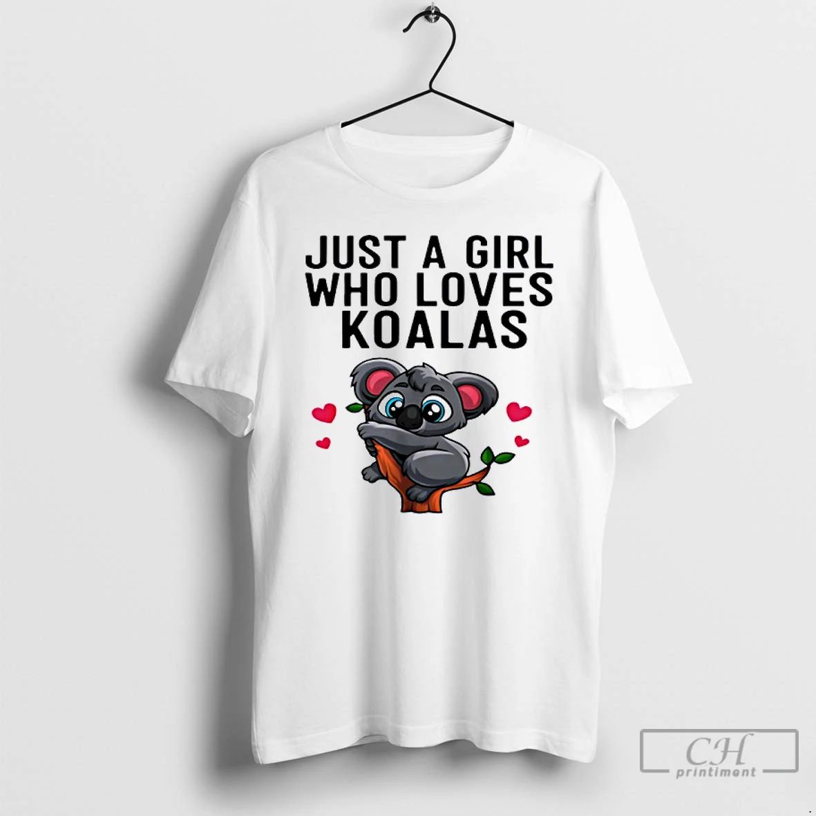 Classic Just A Girl Who Loves Koalas T Shirts