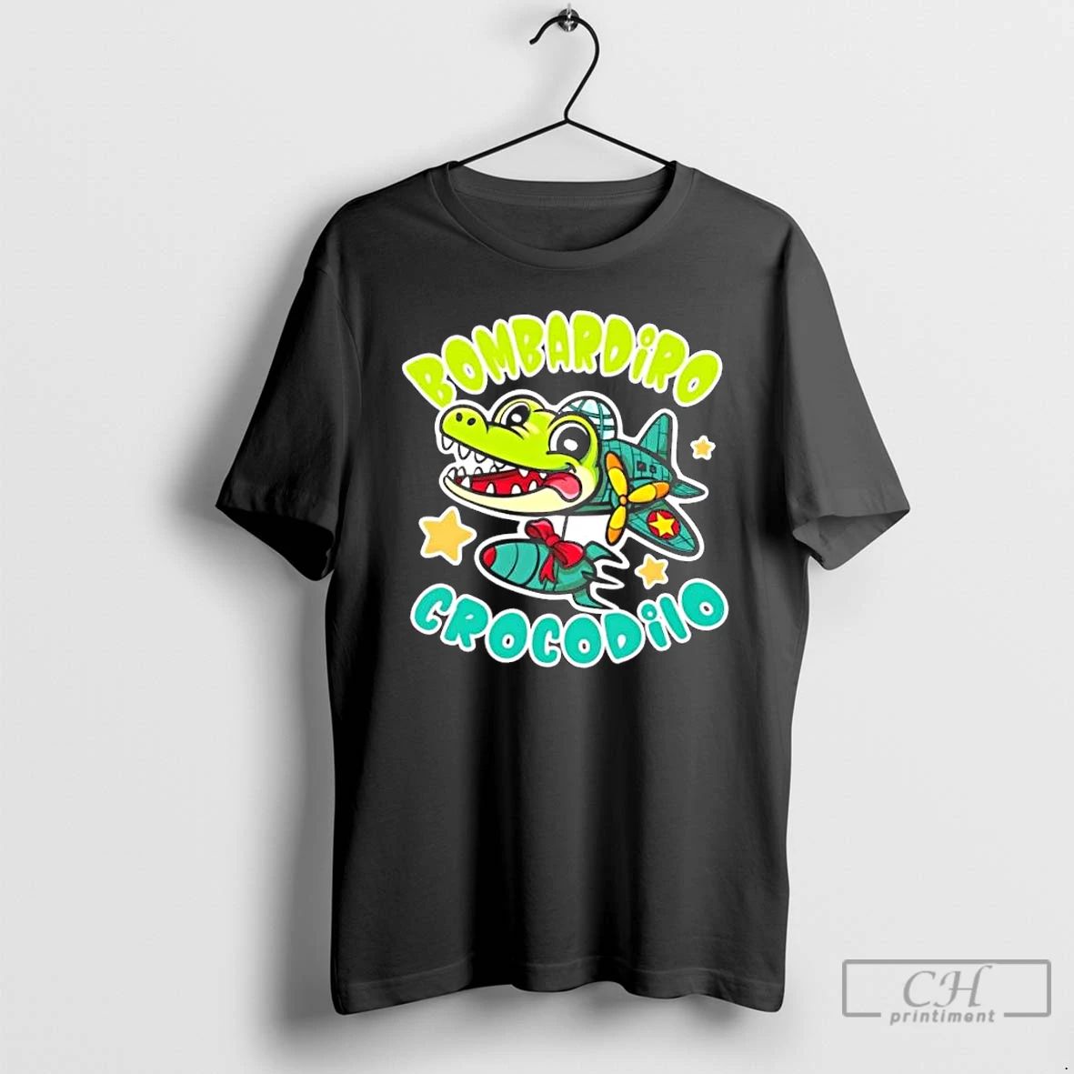 Classic Brainrot Bombardiro Crocodilo T Shirts