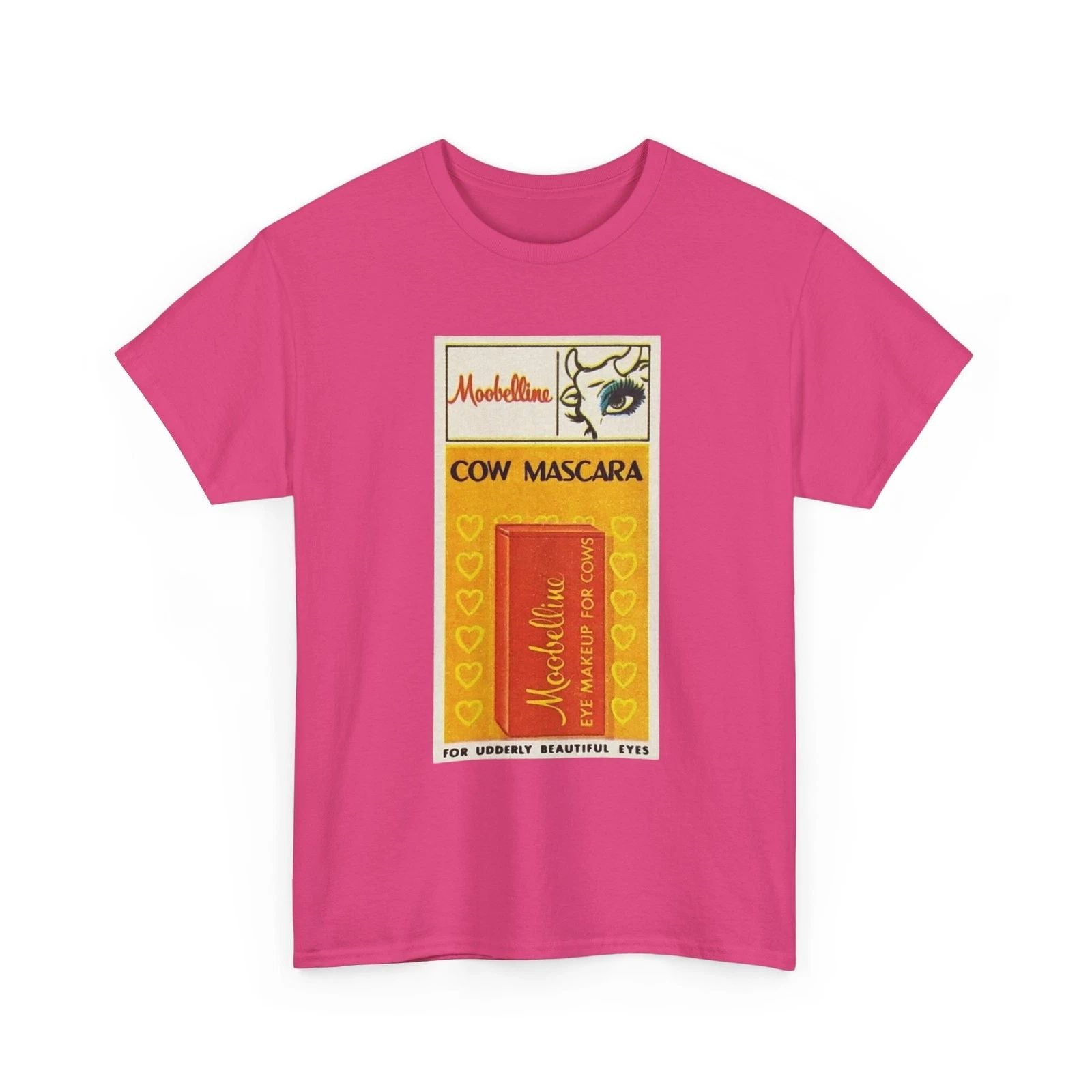 Wacky Packages Moobelline Printed T-Shirt Funny Maybelline Parody