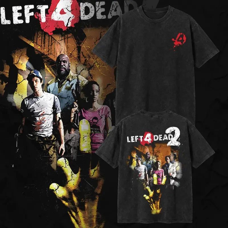 Left 4 Dead 2 Graphic Tee Streetwear T-Shirt