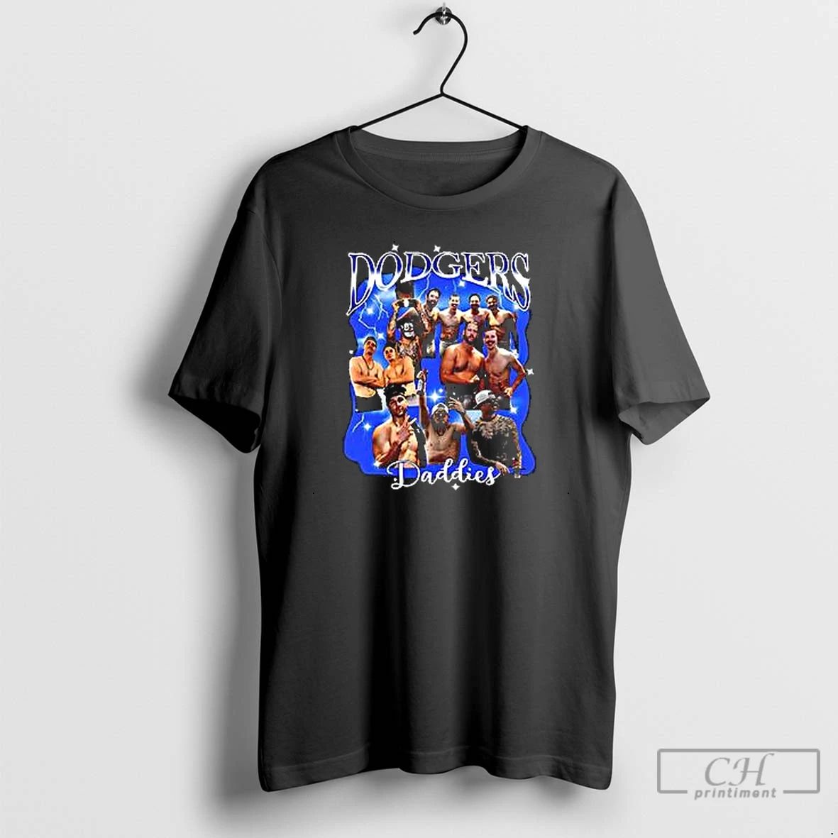 Premium Dodgers Daddies Baseball T Shirts