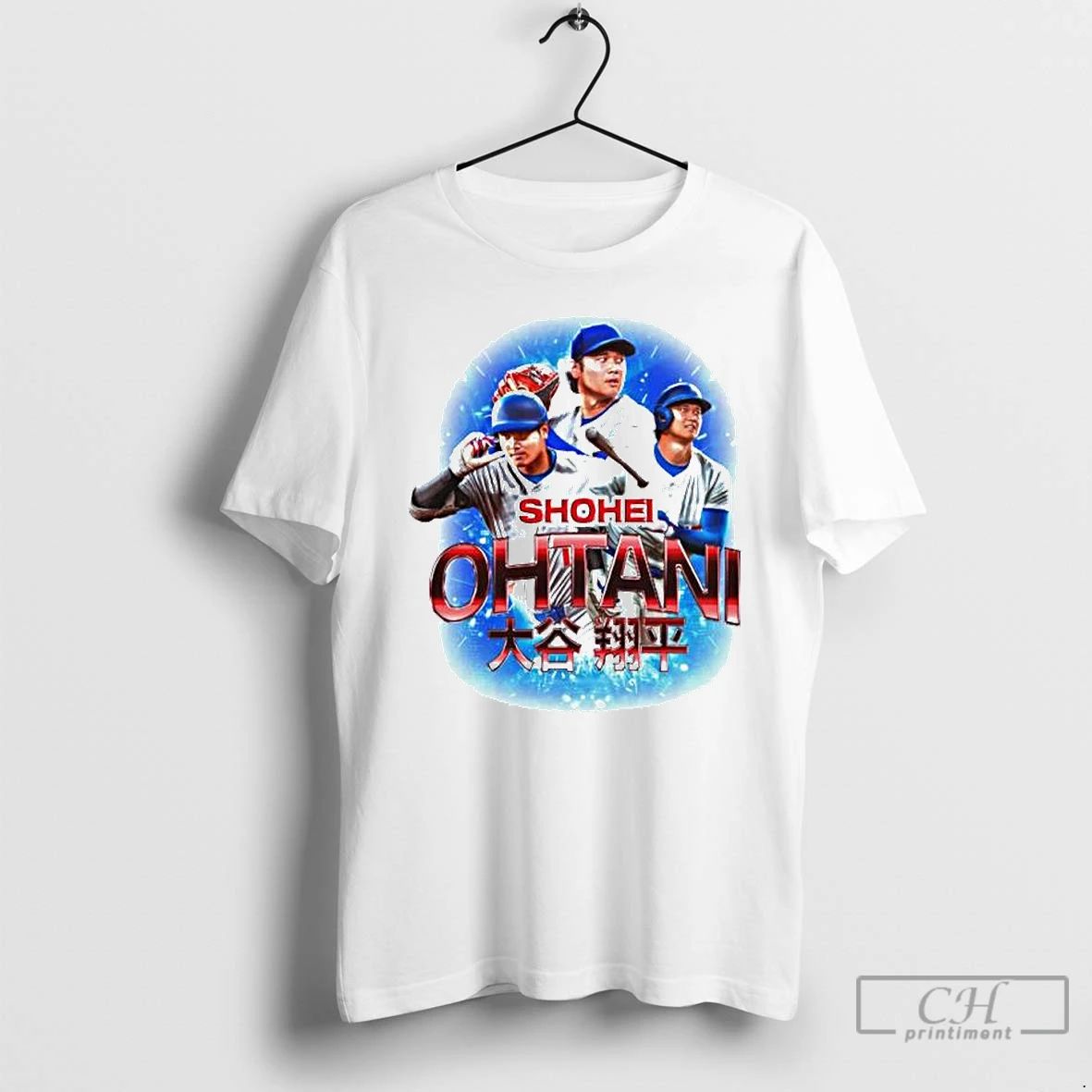 Classic Shohei Ohtani Mlb Los Angeles Dodgers Japanese Graphic Ornaments T Shirts