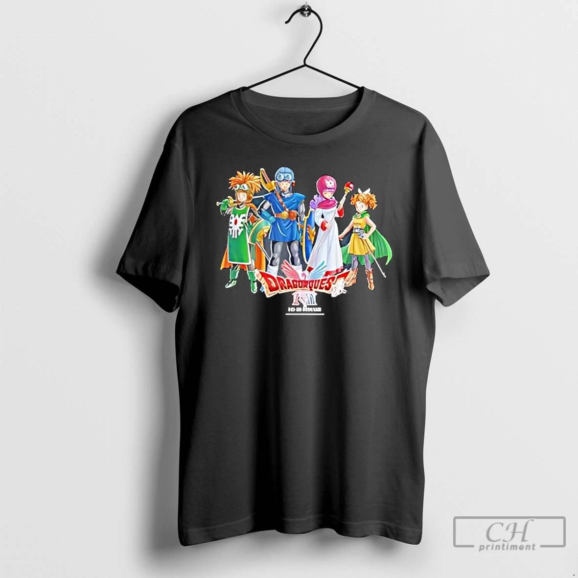 Classic Dragon Quest I Ii Hd 2d Remake Heroes Art T Shirts