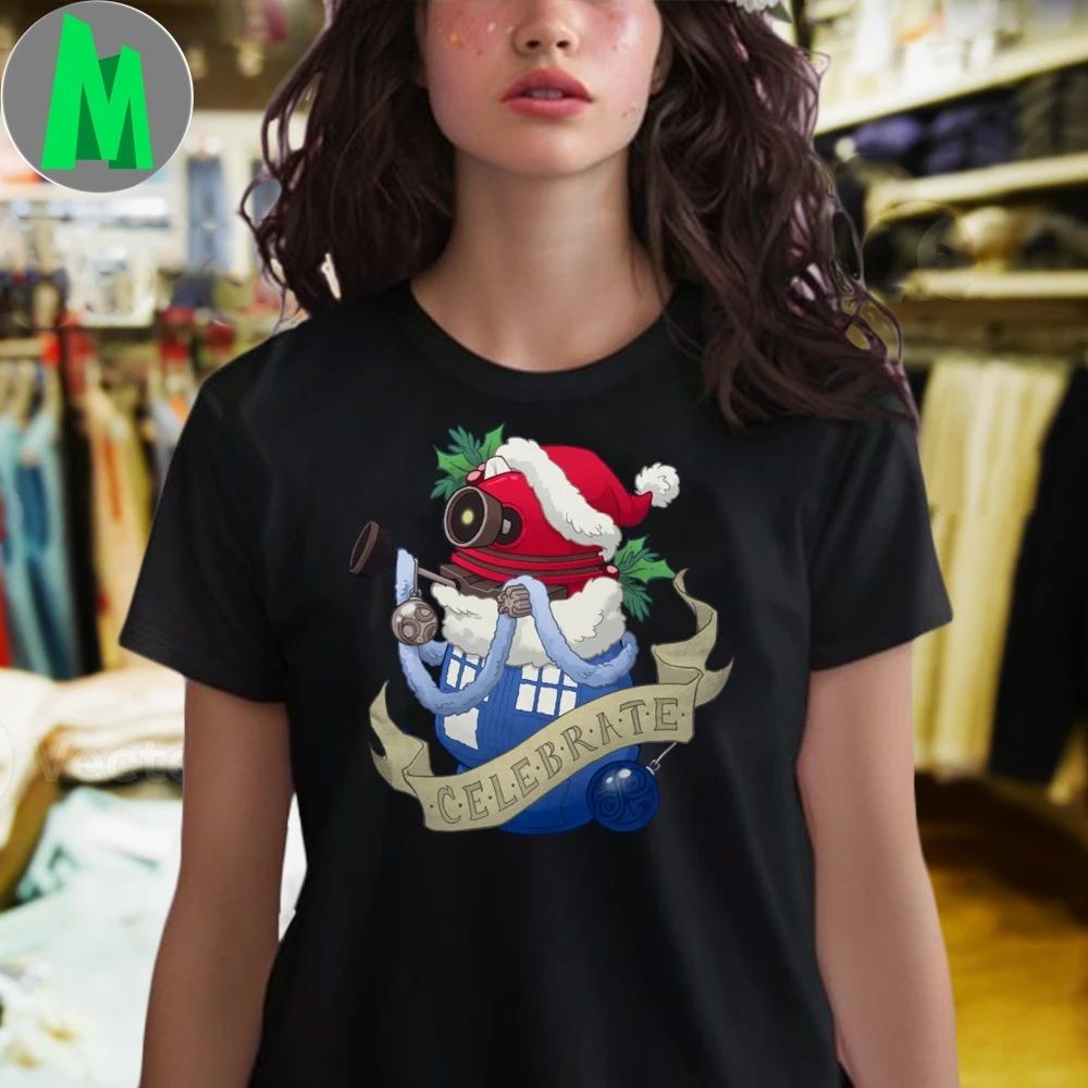 Stocking Stuffer Celebrate Doctor Who Christmas Shirt
