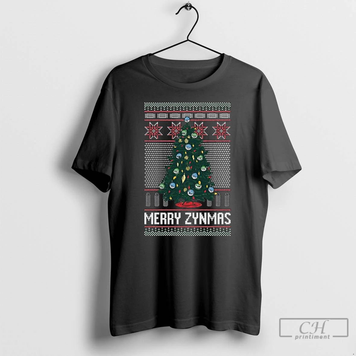 Premium Merry Zynmas Tacky 2025 Long Sleve T Shirts