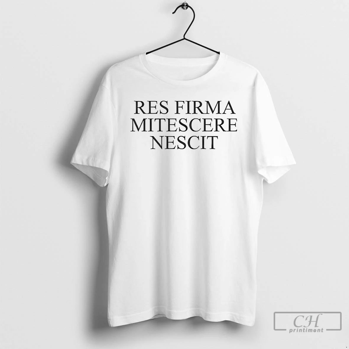 Classic Res Firma Mitescere Nescit T Shirts