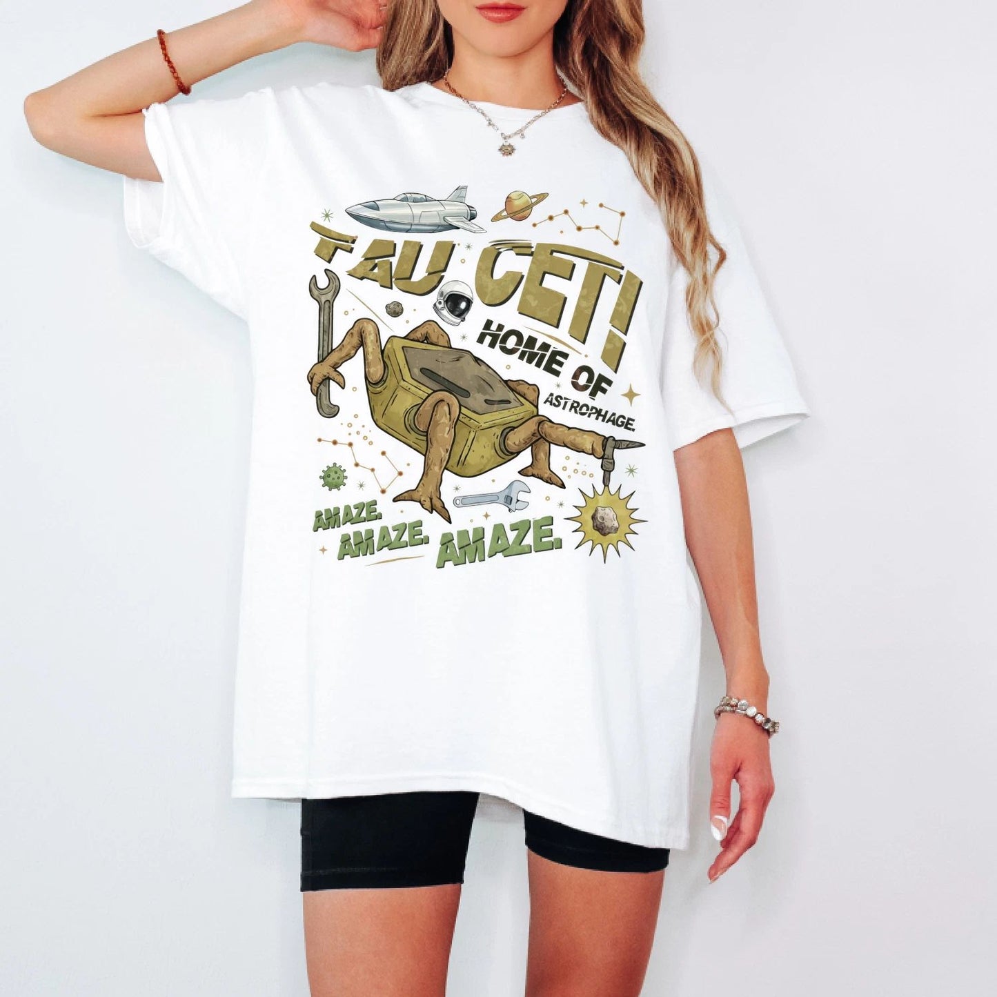 Project Hail Mary Rocky, T-Shirt Tau Ceti Astrophage Sci-Fi Unisex Tee