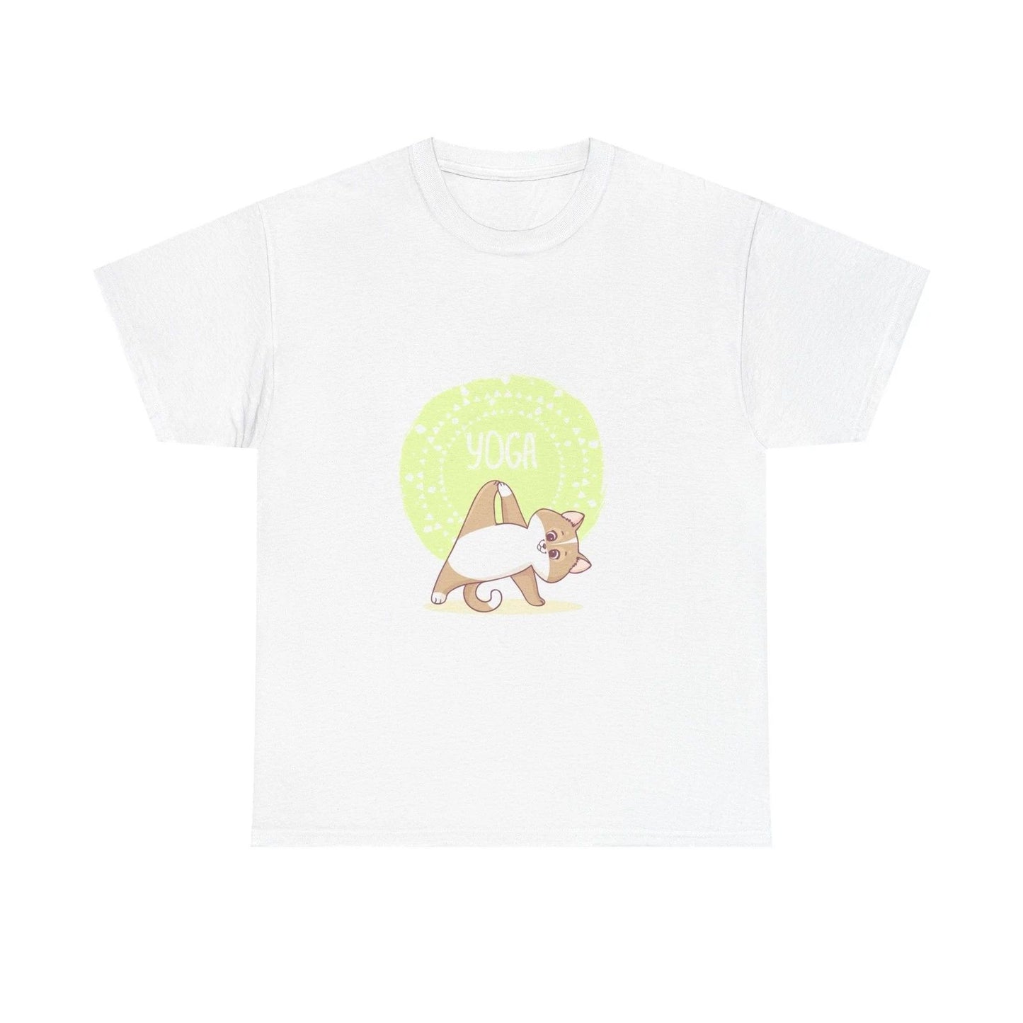 Cat Yoga T-Shirt, Funny Cat Tee, Yoga Lover Shirt, Cute Animal Graphic Tee, Cat