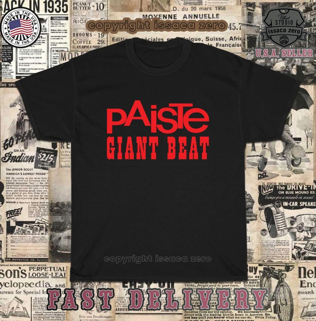 PAISTE Giant Beat Cymbals Men's T-Shirt American issaca Tee-Shirt