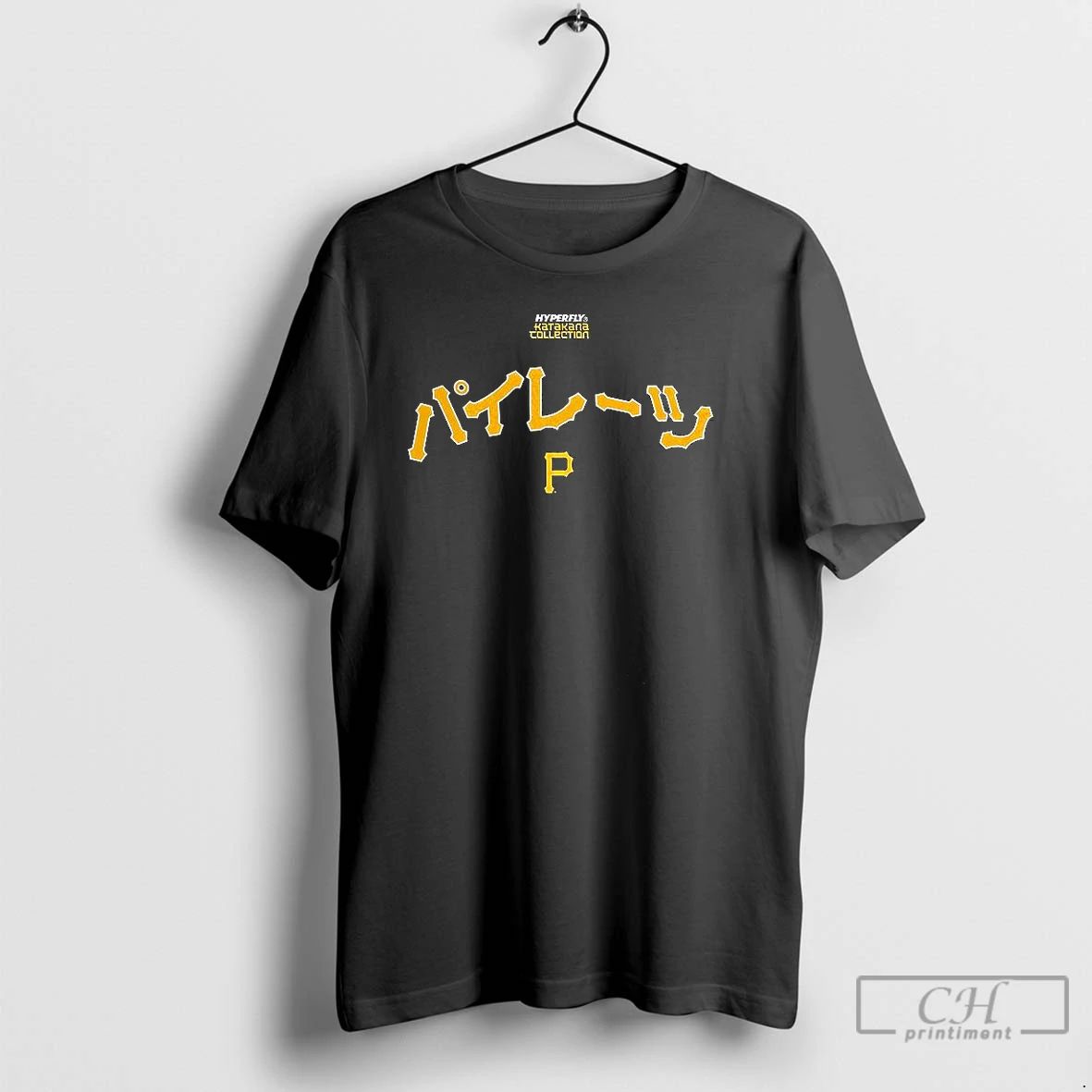 Premium Pittsburgh Pirates Hyperfly Katakana Logo T Shirts