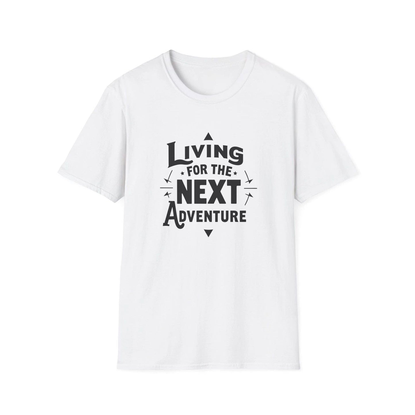 Living for the Next Adventure T-Shirt | Travel Quote Tee
