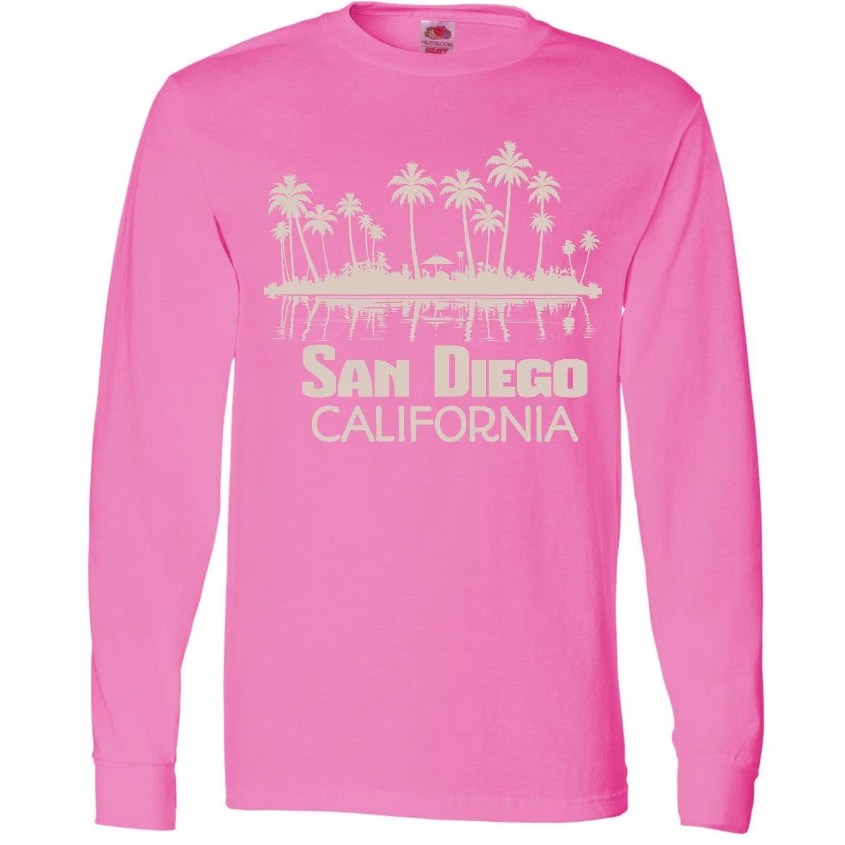 Inktastic San Diego California Travel Long Sleeve T-Shirt Beach Ca Mens Clothing