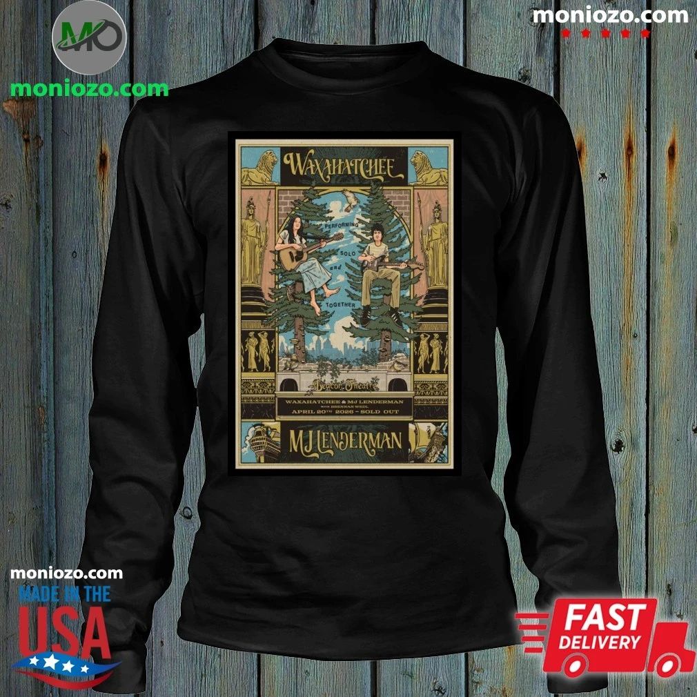 Waxahatchee and MJ Lenderman concert at Beacon Theatre, New York, NY 04 20 2026 Poster Shirt