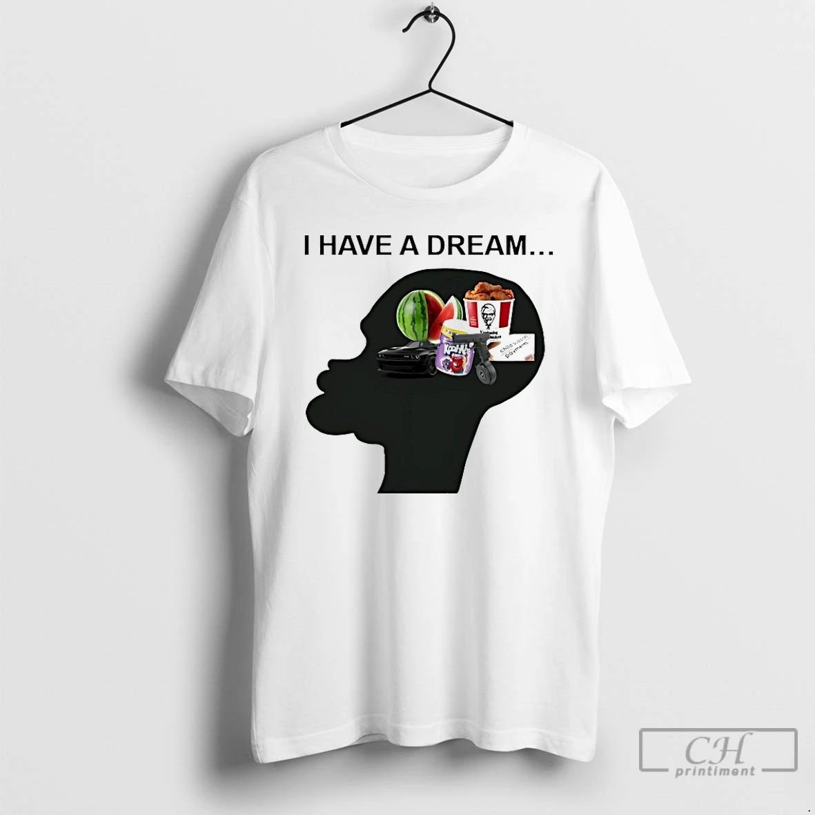 Classic I Have A Dream Watermelon Kfc Kool Aid Dodge Challenger T Shirts