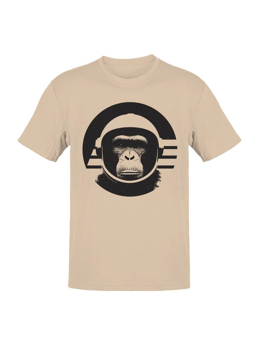 Gorilla in Space Helmet Logo Men's T-shirt
