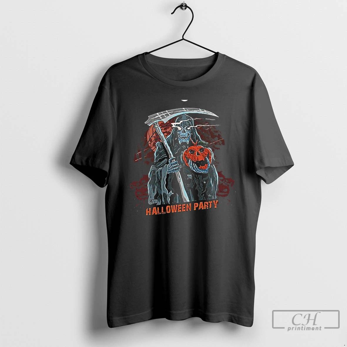 Premium Halloween Party Death Vintage T Shirts